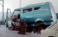 At the Jaguar Dealership