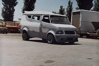 Outside the Van Shop Osb Pk