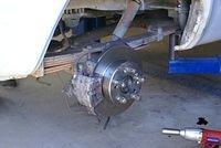 Ford Rotor and Caliper Bolted Up
